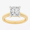 Modern Bride (g-h / Si1-si2) Womens 3 1/4 Ct. T.w. Lab Grown White Diamond 14k Gold Solitaire Engagement Ring In Transparent