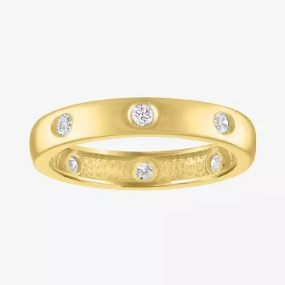 Modern Bride (g-h / Si2-i1) Womens 1/3 Ct. T.w. Lab Grown White Diamond 10k Gold Delicate Wedding Band