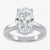 Modern Bride (g-h / Vs2-si1) Womens 3 1/2 Ct. T.w Lab Grown White Diamond 14k Rose Gold Solitaire Engagement Ring In White