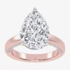Modern Bride (g-h / Vs2-si1) Womens 3 1/2 Ct. T.w Lab Grown White Diamond 14k Rose Gold Solitaire Engagement Ring In Gold