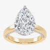 Modern Bride (g-h / Vs2-si1) Womens 3 1/2 Ct. T.w Lab Grown White Diamond 14k Rose Gold Solitaire Engagement Ring In Yellow