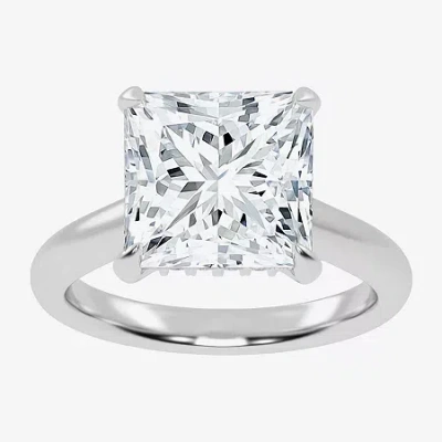 Modern Bride (g-h / Vs2-si1) Womens 3 1/4 Ct. T.w. Lab Grown White Diamond 14k Rose Gold Solitaire Engagement Rin