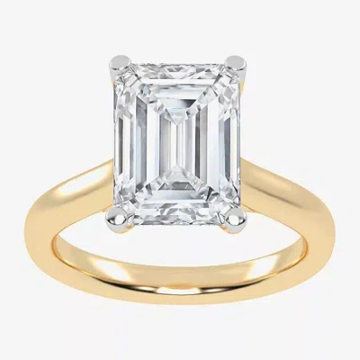 Modern Bride (g-h / Vs2-si1) Womens 3 1/5 Ct. T.w. Lab Grown White Diamond 14k Rose Gold Solitaire Engagement Rin