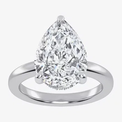 Modern Bride (g-h / Vs2-si1) Womens 3 Ct. T.w. Lab Grown White Diamond 14k Rose Gold Solitaire Engagement Ring