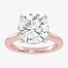 Modern Bride (g-h / Vs2-si1) Womens 3 Ct. T.w. Lab Grown White Diamond 14k Rose Gold Solitaire Engagement Ring In Gold