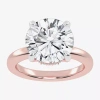 Modern Bride (g-h / Vs2-si1) Womens 3 Ct. T.w. Lab Grown White Diamond 14k Rose Gold Solitaire Engagement Ring In Pink
