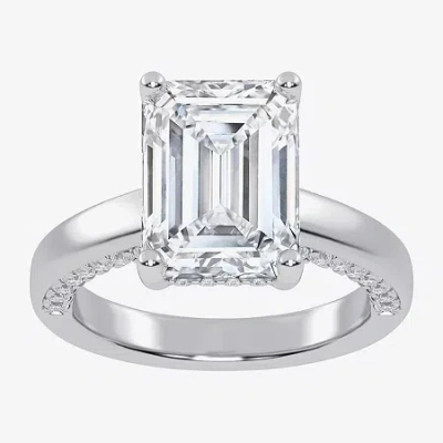 Modern Bride (g-h / Vs2-si1) Womens 4 1/2 Ct. T.w. Lab Grown White Diamond 14k Rose Gold Solitaire Engagement Rin In Metallic