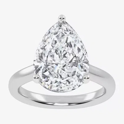 Modern Bride (g-h / Vs2-si1) Womens 4 1/5 Ct. T.w. Lab Grown White Diamond 14k Rose Gold Solitaire Engagement Rin