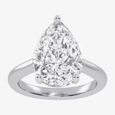 Modern Bride (g-h / Vs2-si1) Womens 4 Ct. T.w. Lab Grown White Diamond 14k Rose Gold Solitaire Engagement Ring