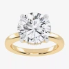 Modern Bride (g-h / Vs2-si1) Womens 4 Ct. T.w. Lab Grown White Diamond 14k Rose Gold Solitaire Engagement Ring In Yellow