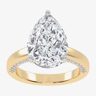 Modern Bride (g-h / Vs2-si1) Womens 5 1/2 Ct. T.w. Lab Grown White Diamond 14k Rose Gold Solitaire Engagement Rin
