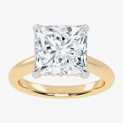 Modern Bride (g-h / Vs2-si1) Womens 5 1/3 Ct. T.w. Lab Grown White Diamond 14k Rose Gold Solitaire Engagement Rin
