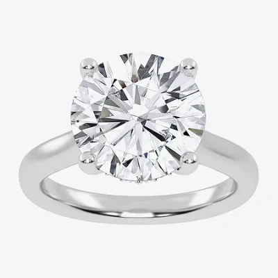 Modern Bride (g-h / Vs2-si1) Womens 5 1/5 Ct. T.w. Lab Grown White Diamond 14k Rose Gold Solitaire Engagement Rin