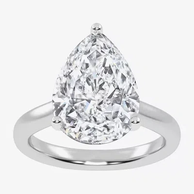 Modern Bride (g-h / Vs2-si1) Womens 5 1/5 Ct. T.w. Lab Grown White Diamond 14k Rose Gold Solitaire Engagement Rin
