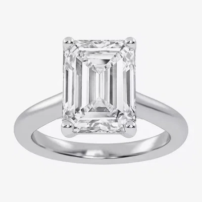 Modern Bride (g-h / Vs2-si1) Womens 5 Ct. T.w. Lab Grown White Diamond 14k Rose Gold Solitaire Engagement Ring