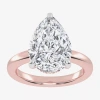 Modern Bride (g-h / Vs2-si1) Womens 5 Ct. T.w. Lab Grown White Diamond 14k Rose Gold Solitaire Engagement Ring In Pink