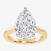 Modern Bride (g-h / Vs2-si1) Womens 5 Ct. T.w. Lab Grown White Diamond 14k Rose Gold Solitaire Engagement Ring In Gold