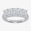Modern Bride (g / Vs2-si2) Womens 2 1/2 Ct. T.w. Lab Grown White Diamond 14k White Gold 5-stone Anniversary Band In White