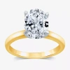 Modern Bride (g / Vs2) Womens 3 Ct. Lab-grown White Diamond 14k Gold Oval Solitaire Engaement Ring In Gold
