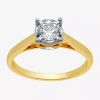 Modern Bride (h-i / I1) Womens 3/4 Ct. Lab Grown White Diamond 10k Gold Round Solitaire Engagement Ring In Gold