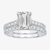 Modern Bride (h-i / Si1-si2) Signature By  Womens 2 1/2 Ct. Tw. Lab Grown White Diamond In 14k Gold E In Silver