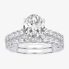 Modern Bride (h-i / Si1-si2) Signature By  Womens 2 1/2 Ct. Tw. Lab Grown White Diamond In 14k Gold O In White