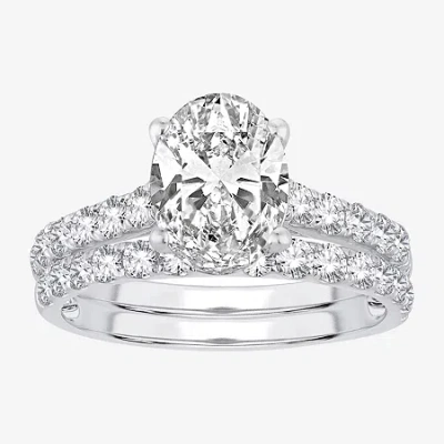 Modern Bride (h-i / Si1-si2) Signature By  Womens 2 1/2 Ct. Tw. Lab Grown White Diamond In 14k Gold O