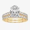 Modern Bride (h-i / Si1-si2) Signature By  Womens 2 1/2 Ct. Tw. Lab Grown White Diamond In 14k Gold O In Yellow