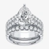 Modern Bride (h-i / Si1-si2) Signature By  Womens 5 Ct. T.w. Lab Grown White Diamond In 14k Gold Pear In White