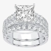 Modern Bride (h-i / Si1-si2) Signature By  Womens 5 Ct. T.w. Lab Grown White Diamond In 14k Gold Prin In Silver
