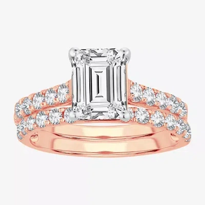 Modern Bride (h-i / Si1-si2) Signature By  Womens 2 1/2 Ct. Tw. Lab Grown White Diamond In 14k Gold E