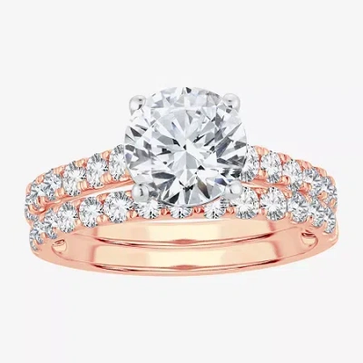 Modern Bride (h-i / Si1-si2) Signature By  Womens 2 1/2 Ct. Tw. Lab Grown White Diamond In 14k Gold R