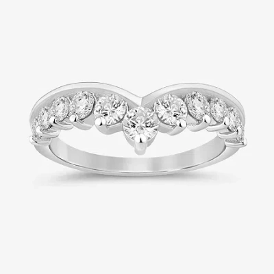 Modern Bride (i / Si2) Womens 1 Ct. T.w. Lab Grown White Diamond 14k Gold Wedding Band