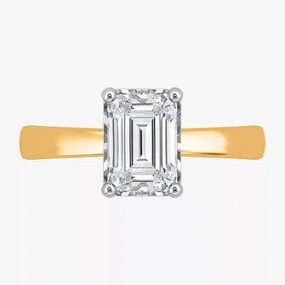 Modern Bride (i / Si2) Womens 2 Ct. Lab Grown White Diamond Solitaire Engagement Ring In Metallic
