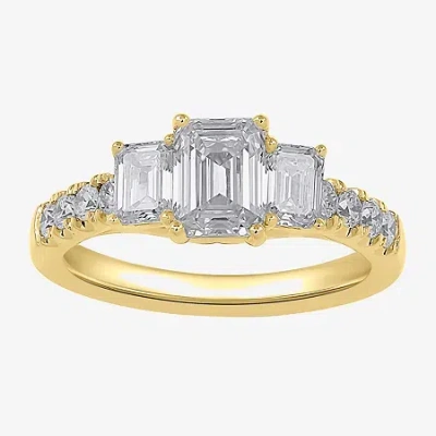 Modern Bride Love Lives Forever (h-i / Si2) Womens 2 Ct. T.w. Lab Grown White Diamond 10k White Gold Side Stone 3