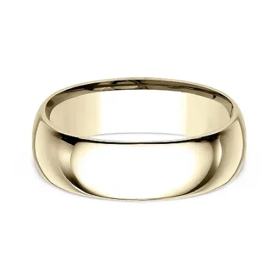 Modern Bride Mens 10k White Gold 8mm Comfort-fit Wedding Band