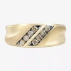 Modern Bride Mens 1/3 Ct.t.w. Champagne Diamond 10k Yellow Gold Ring In Yellow