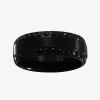 Modern Bride Mens 1/4 Ct.t.w. Natural Diamond Black Stainless Steel 8mm Wedding Band In Black