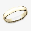 Modern Bride Mens 14k Gold Wedding Band In Gold