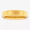 Modern Bride Mens 5mm Tungsten Wedding Band In Gold