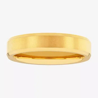 Modern Bride Mens 5mm Tungsten Wedding Band In Transparent