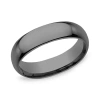Modern Bride Mens 6.5mm Tantalum Wedding Band In Gray