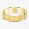 Modern Bride Mens 6mm 10k Gold Wedding Band In Gold