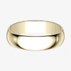 Modern Bride Mens 6mm 10k Gold Wedding Band In Gold