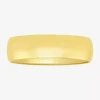 Modern Bride Mens 6mm 14k Gold Over Silver Wedding Band In Gold