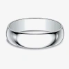 Modern Bride Mens 6mm 14k Gold Wedding Band In Metallic