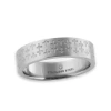 Modern Bride Mens 6mm Stainless Steel Wedding Band In Silver