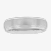 Modern Bride Mens 6mm Tungsten Carbide Ring In Gray