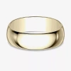 Modern Bride Mens 8mm 10k Gold Wedding Band In Gold