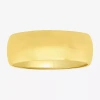 Modern Bride Mens 8mm 14k Gold Over Silver Wedding Band In Gold
